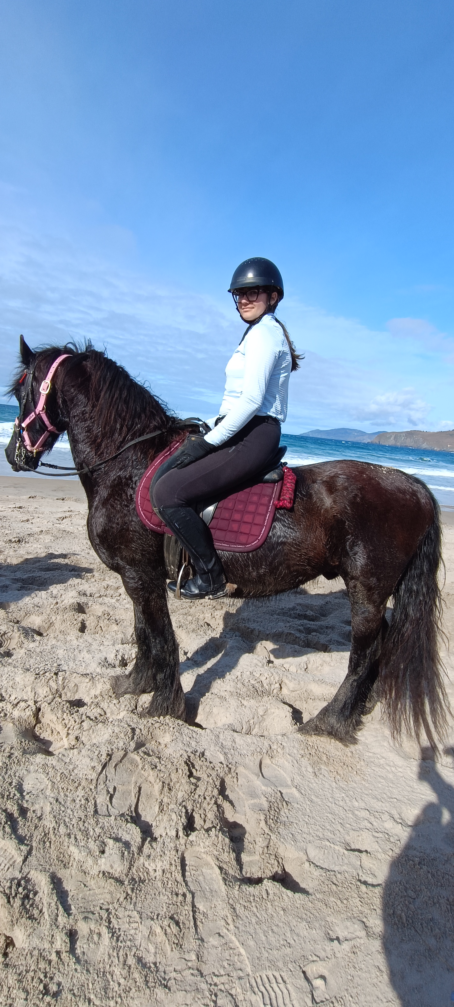 Nikita en la playa